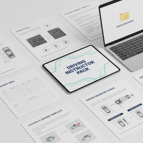 Driving Instructor Pack - Complete PDF and Template Bundle